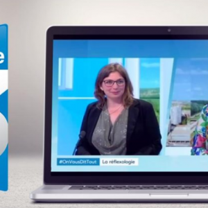 Interview de la Présidente de la FFR à France 3 Ile de France pour parler de Réflexologie